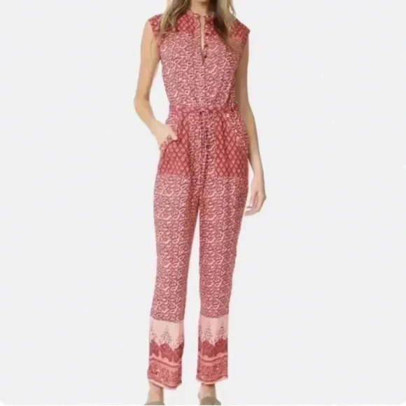 Nightcap Boho Mixed Media Jumpsuit NEW - Picture 6 of 6